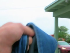 Cuarto de baño, Mamada, Coche, Ébano, Corridas faciales, Tetas naturales, Coño, Tatuaje