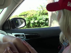 素人, ビーチ, ビキニ, ブロンド, 彼女, オマンコ, 喫煙, タトゥー