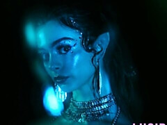 18, お尻, デカチン, フェラチオ, 茶髪の, バック, ティーン, オッパイの