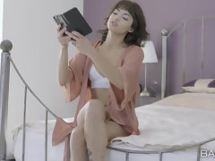 美女, デカチン, ブロンド, 茶髪の, カップル, チン, オナニー, タトゥー