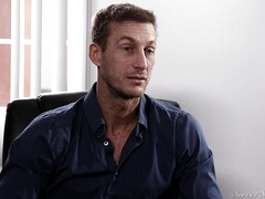 Chambre à dormir, Blonde, Sucer une bite, Queue, Léchez, Chatte, Cheveux courts, Nénés