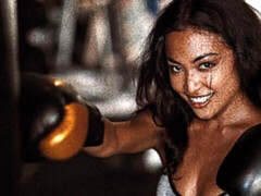 Incroyable, Cul, Béant, Lingerie, Chaussures, Solo, Adolescente, Nénés