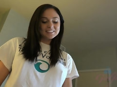 Brunette brune, Branlette thaïlandaise, Petite amie, Fille latino, Pov, Chatte, Rasée, Nénés