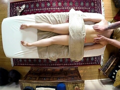 Tricks For Trixy (HARDCORE) - Hairy pussy blonde Sarah Vandella dicked after full body massage - Sarah vandella