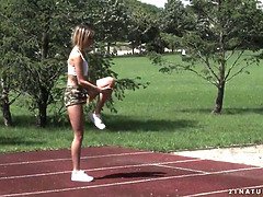 美人, デカチン, 黒人, チン, 異人種間, キス, オマンコ, ティーン