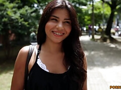 Hot Colombian Girl's Modeling Dream featuring Mia Wright