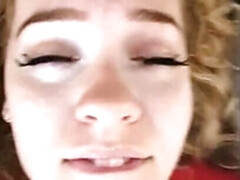 Leie, Grosse titten, Spermaladung, Fingern, Selbstgemacht, Pov, Rotschopf