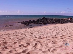 素人, ビーチ, ビキニ, 露出狂, アウトドア, 小柄, ハメ撮り, オマンコ