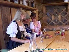 In den arsch, Deutsch, Orgie, Party, Flotter dreier