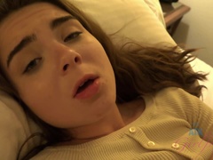 素人, フェラチオ, 茶髪の, 指いじり, 彼女, オイル, ティーン, 濡れ