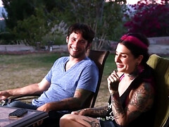 お尻, 美女, デカパイ, バック, エモ, オーガズム, ポルノスター, おもちゃ