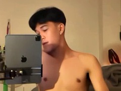 アジア人, デカチン, イく瞬間, ゲイ, タイ