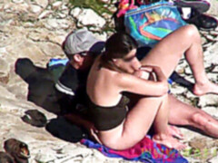 Nudebeach, hidden cam, hump