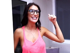 August Ames is being stretched with JMac's big hard pecker