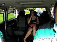 ebony taxi Driver rails Gala Brown