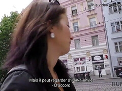 Czech teen with cash in her mouth gets fingered and cuckolded in POV reality