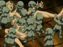 3D Extreme Alien Gangbang and Bukkake - FreeFetishTVcom