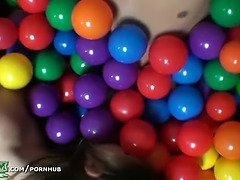 College sex in the ball pit