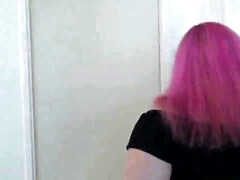 Pink Hair SSBBW Lingerie Fucking - Big ass